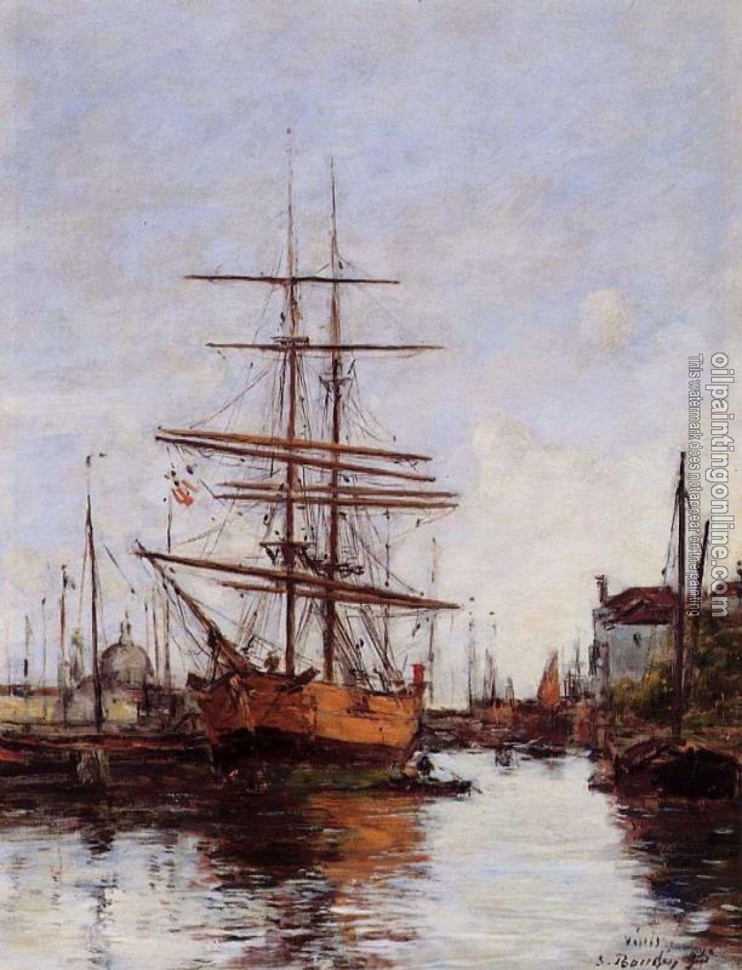 Boudin, Eugene - Venice, Quai de la Giudecca